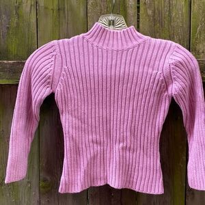 Gap pink shimmer sweater sz. XS